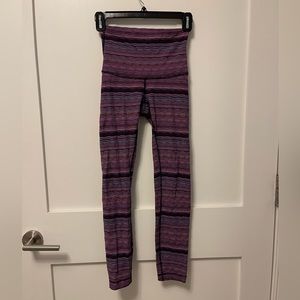 Lululemon Patterned Leggings, Size 2